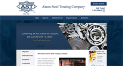 Desktop Screenshot of akronsteeltreating.com